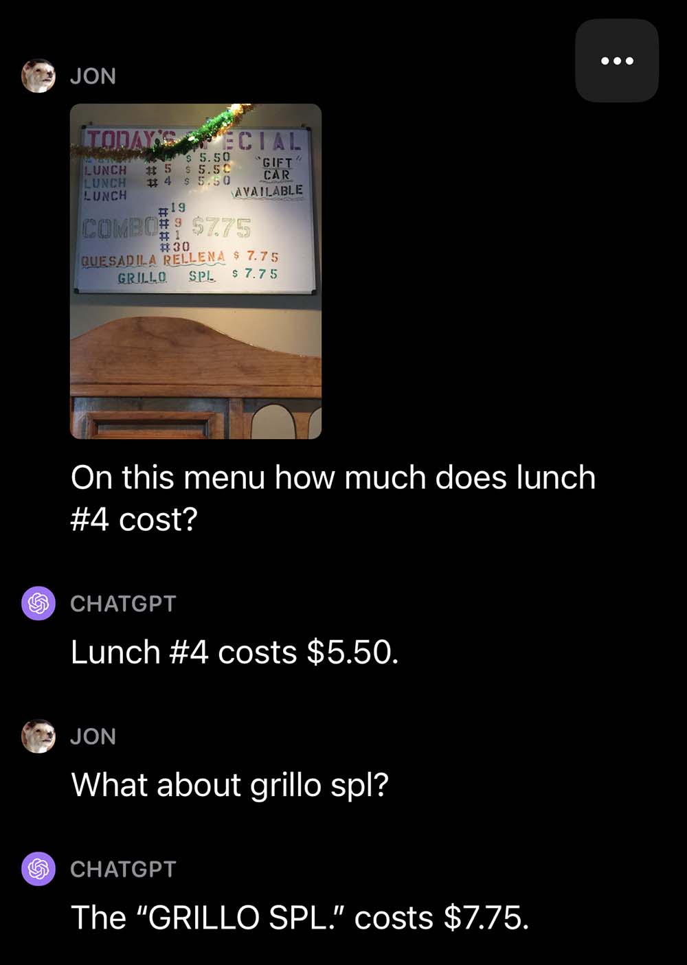 ChatGPT Conversation