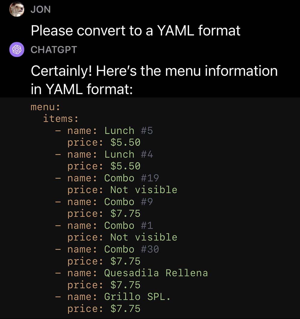 ChatGPT Conversation