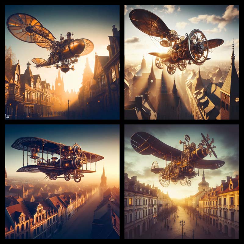 Steampunk Flying Machine