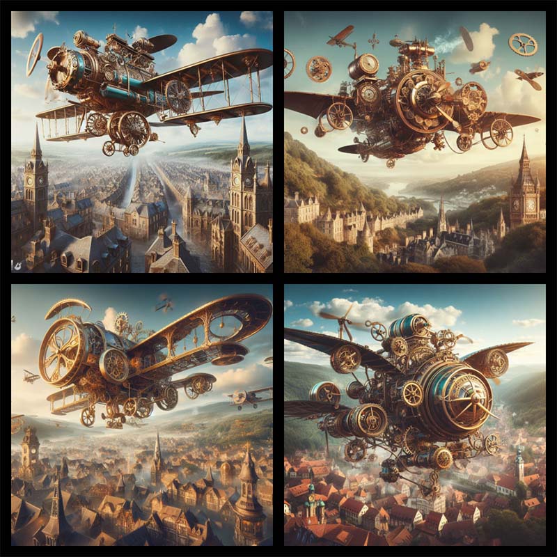 Steampunk Flying Machine